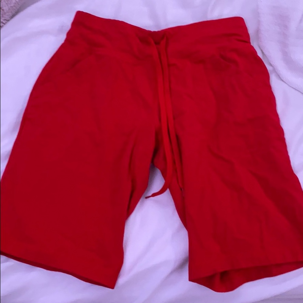 Red Bermuda Shorts